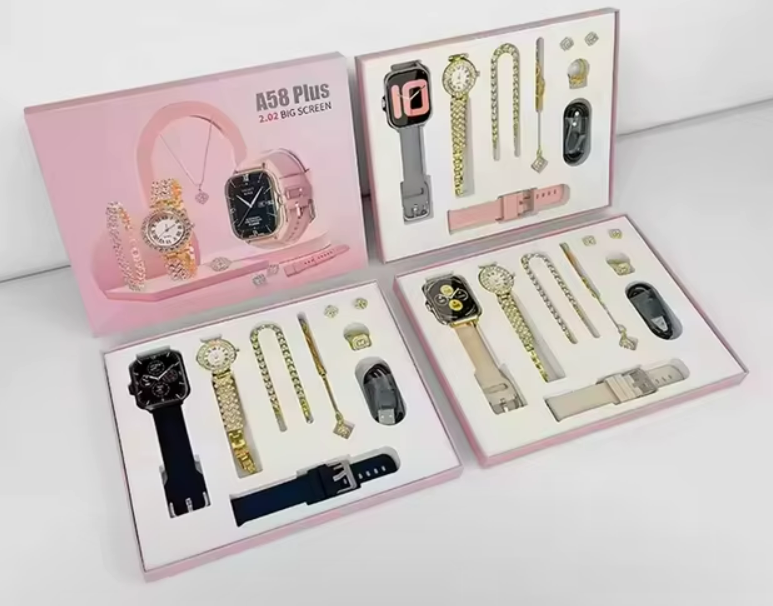 Smartwatch A58 PLUS – Élégance, Technologie & Santé au Poignet