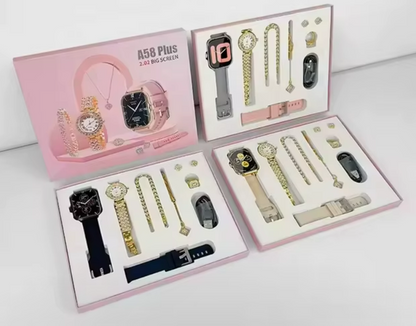 Smartwatch A58 PLUS – Élégance, Technologie & Santé au Poignet