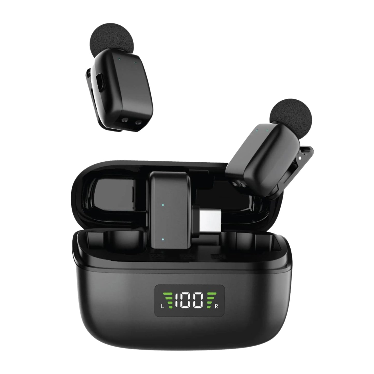 Green Lion Wireless 2 In 1 Flex Mic Duo Type-C and lightning Microphone