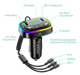 MP3 Car Charger & Wireless Music Player-M105