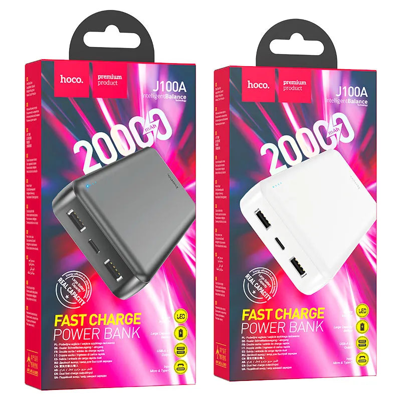 Power bank 20000mAh J100A HOCO